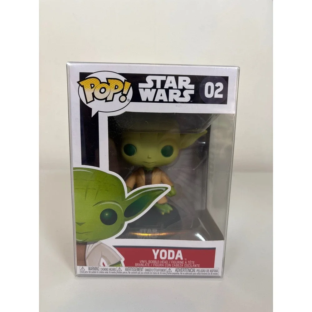 Funko Pop Star Wars Yoda 02 Vinyl Bobble-Head Figure with Protector Case